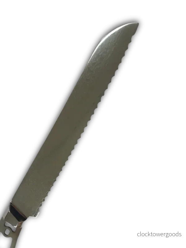 Brödknivsblad – VG10 Damask kockkniv Brödknivsblad – VG10 Damask kockkniv