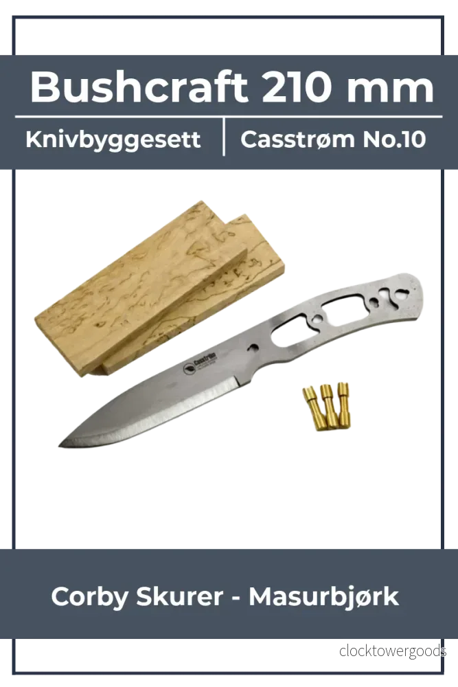 Casström No. 10 SFK Swedish Forest Knife – knivtillverkningspaket Casström No. 10 SFK Swedish Forest Knife – knivtillverkningspaket