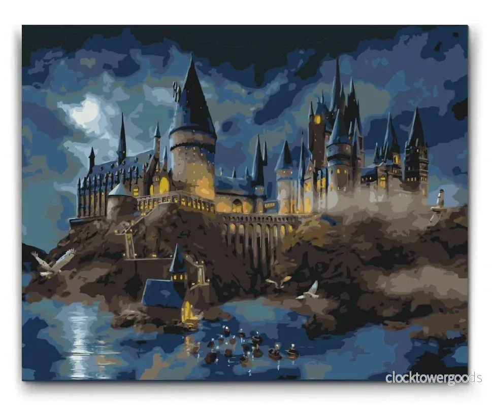 HOGWARTS SLOTT OM NATTEN HOGWARTS SLOTT OM NATTEN
