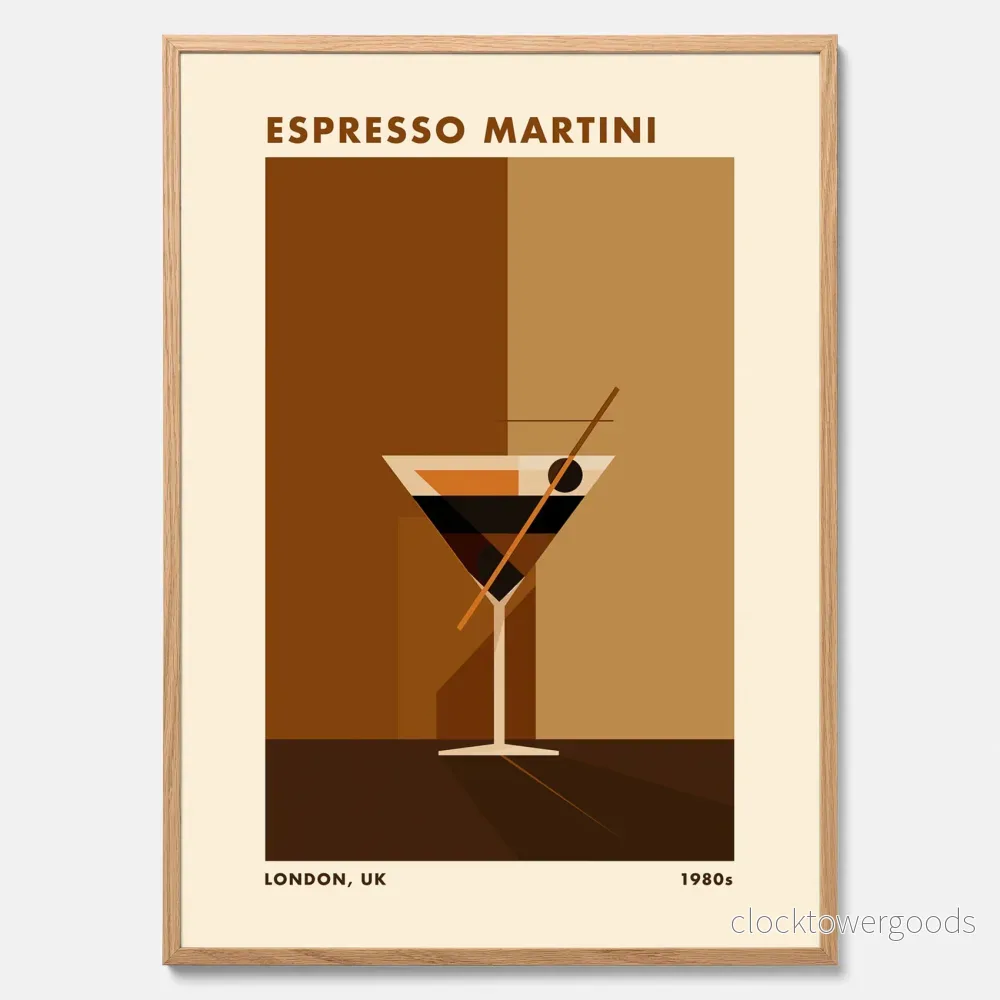 Espresso Martini poster No.2 Espresso Martini poster No.2