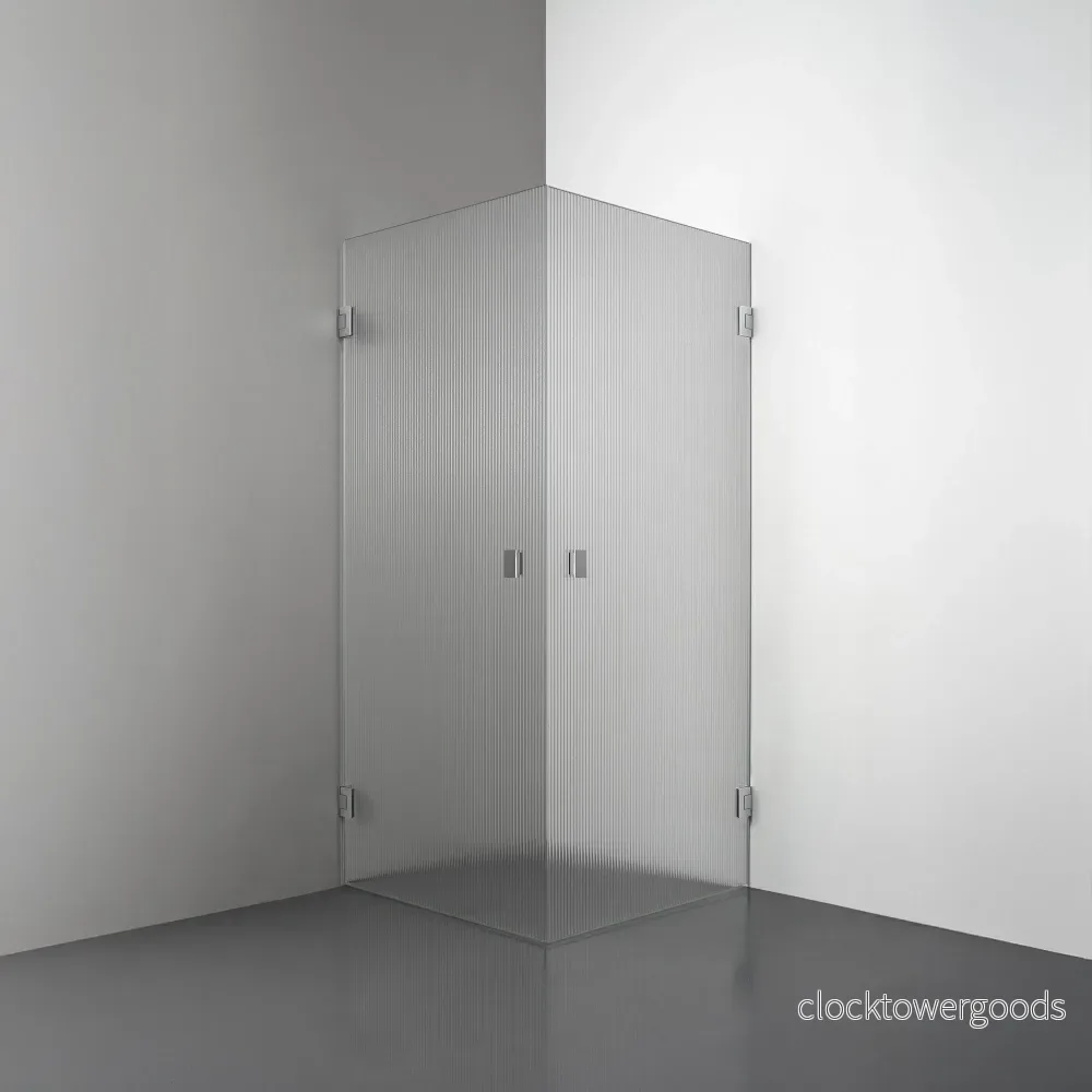 ROOH R4 Duschhörna Dörr + Dörr – Räfflat glas ROOH R4 Duschhörna Dörr + Dörr – Räfflat glas