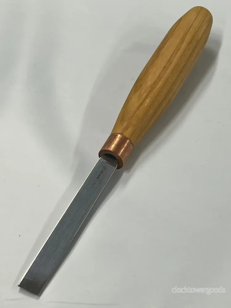 Träsniderijärn 80x10mm rak platt mejsel K1/10 - Bild 2