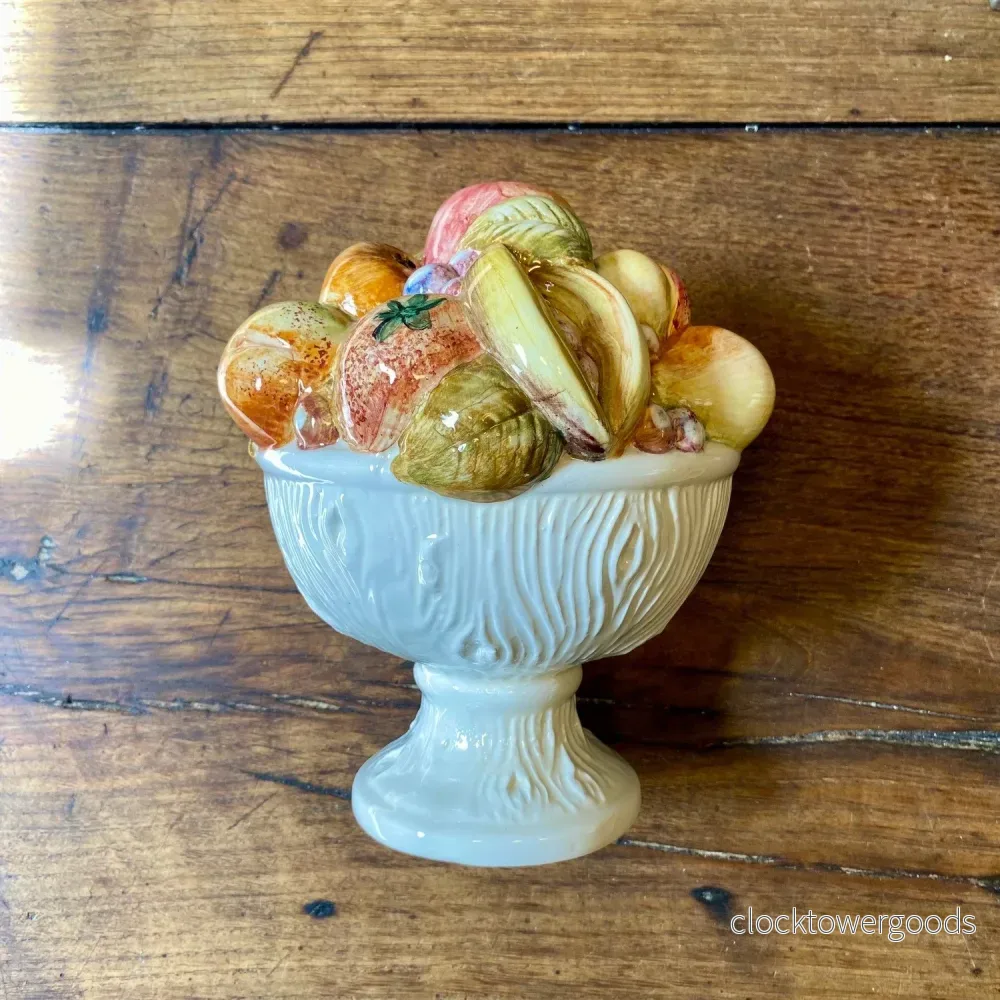 French Vintage Ceramic Fruit Centrepiece French Vintage Ceramic Fruit Centrepiece