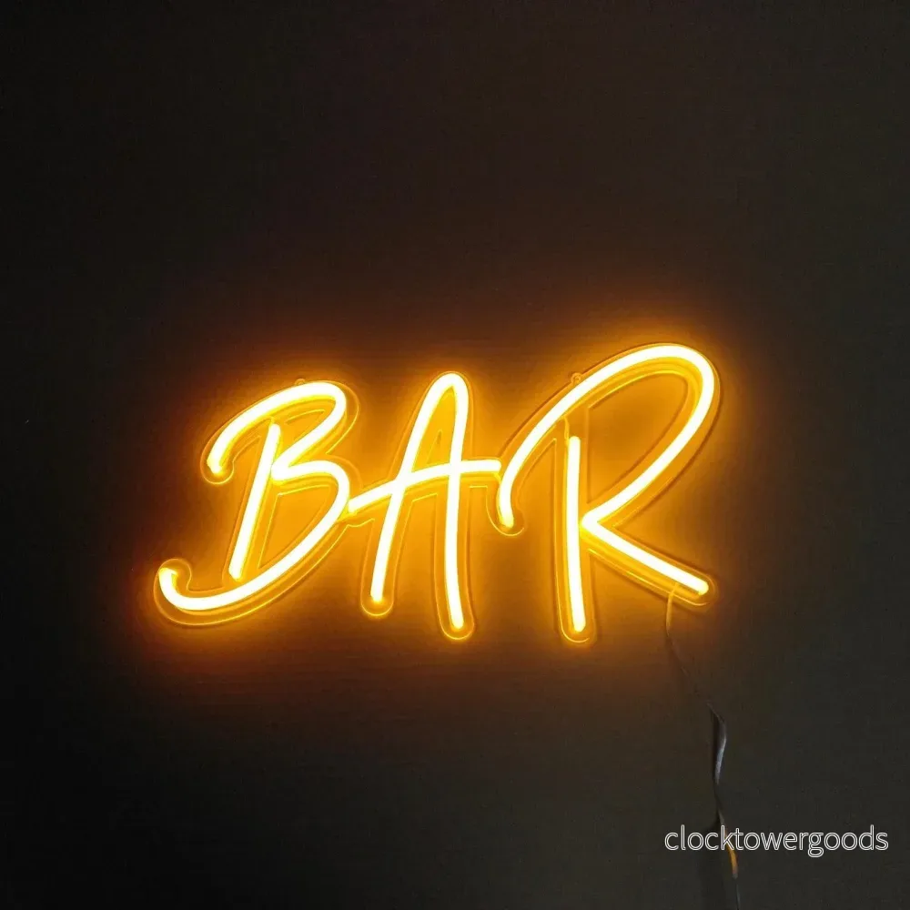 "BAR" LED NEONSKYLT. 30x55 cm. - Bild 3