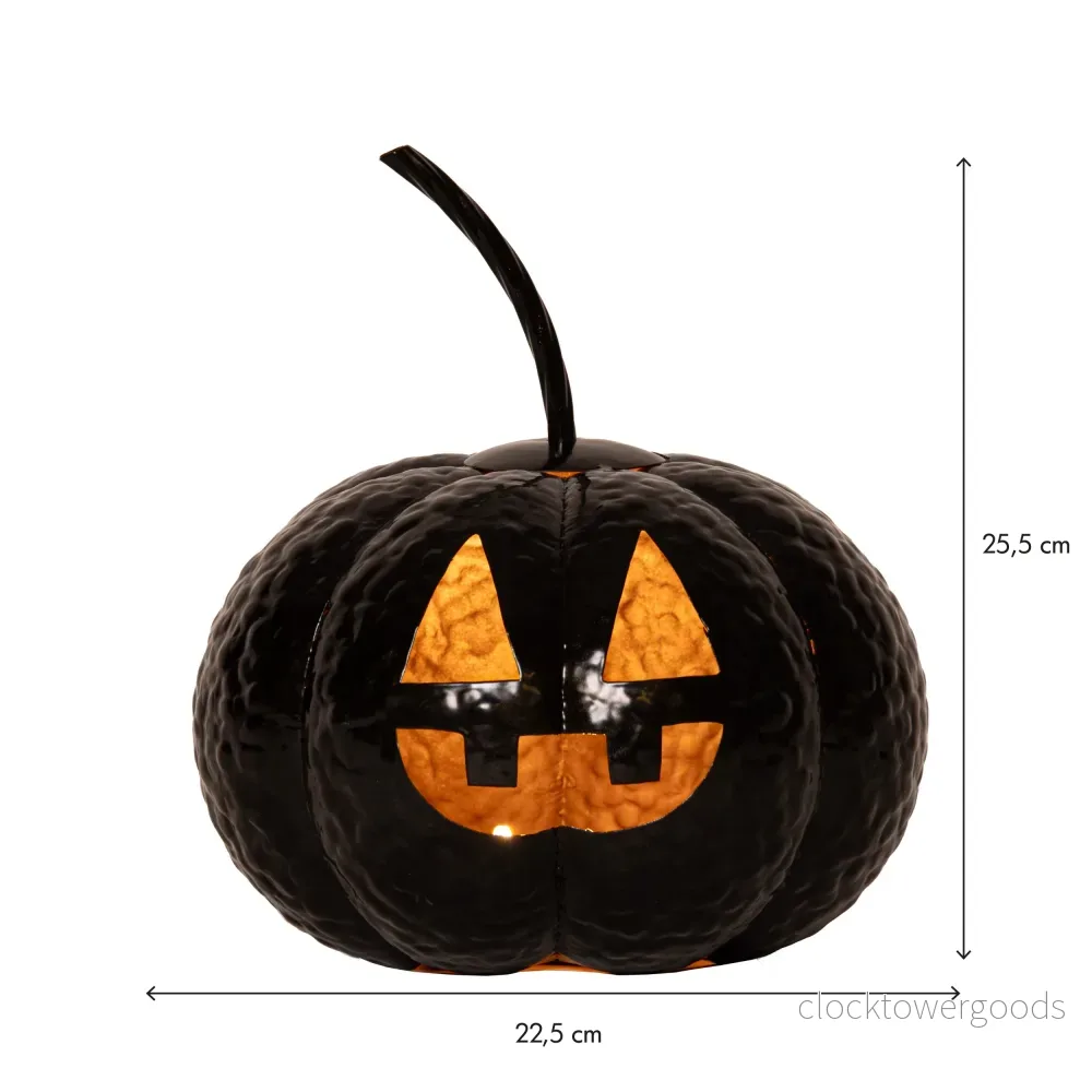 Utomhusdekoration Pumpa, Svart, 25,5 cm - Bild 2