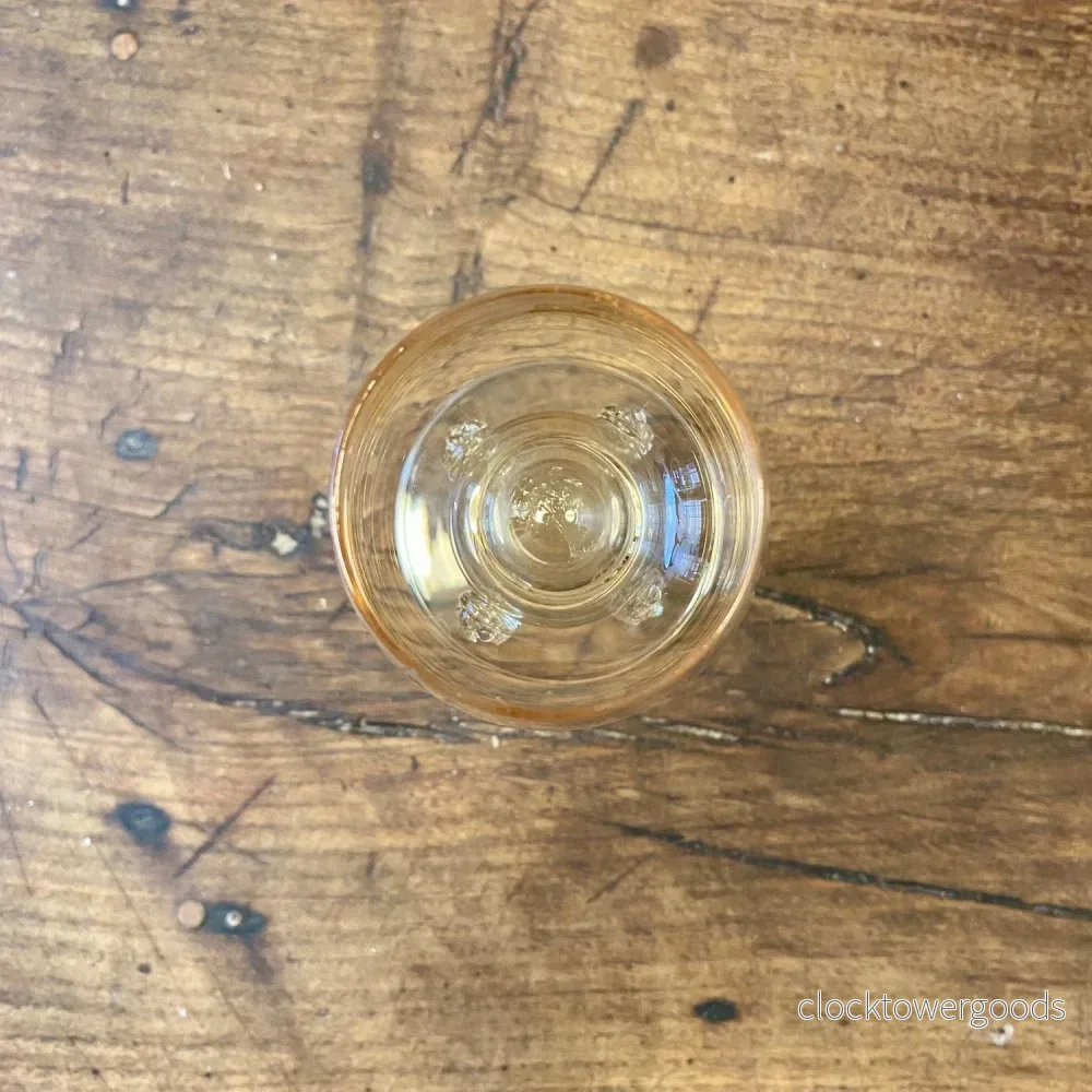 Vintage Alsace Riesling Wine Glass – Etched Grape Motif - Bild 2