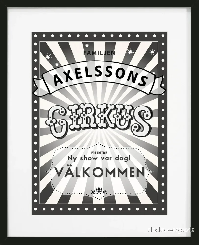 Familjen Cirkus – Personlig Poster