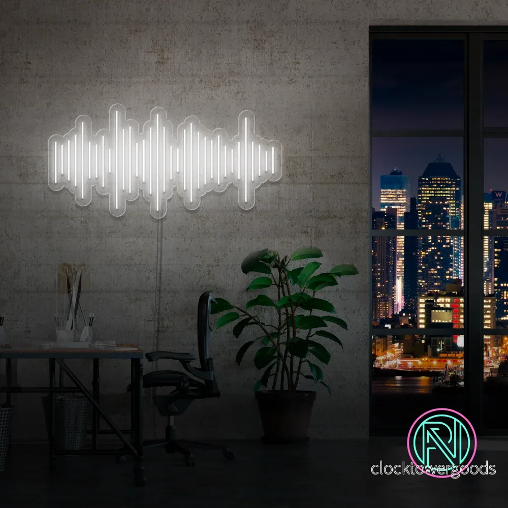 ”Ljudvåg” Led neonskylt ”Ljudvåg” Led neonskylt