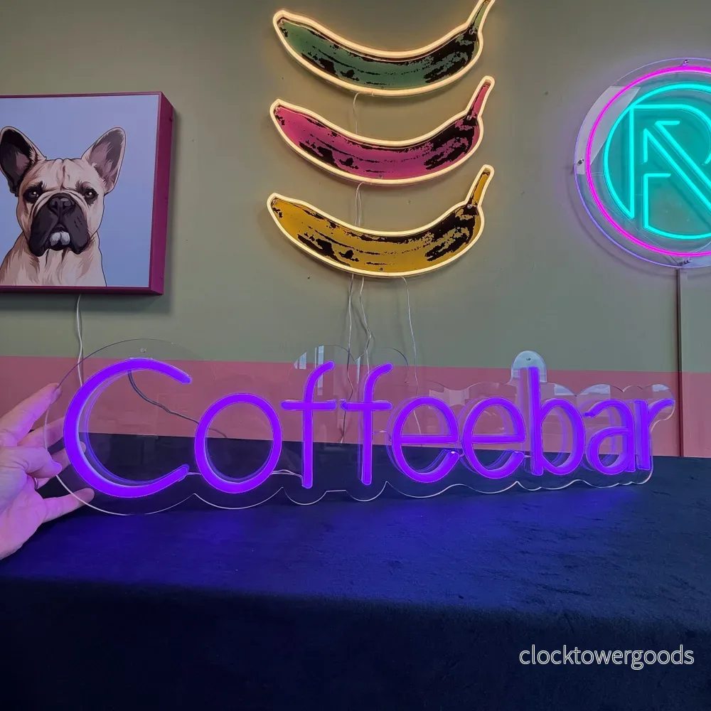 "Coffeebar" LED NEONSKYLTH, LAGERRENSNING! - Bild 3
