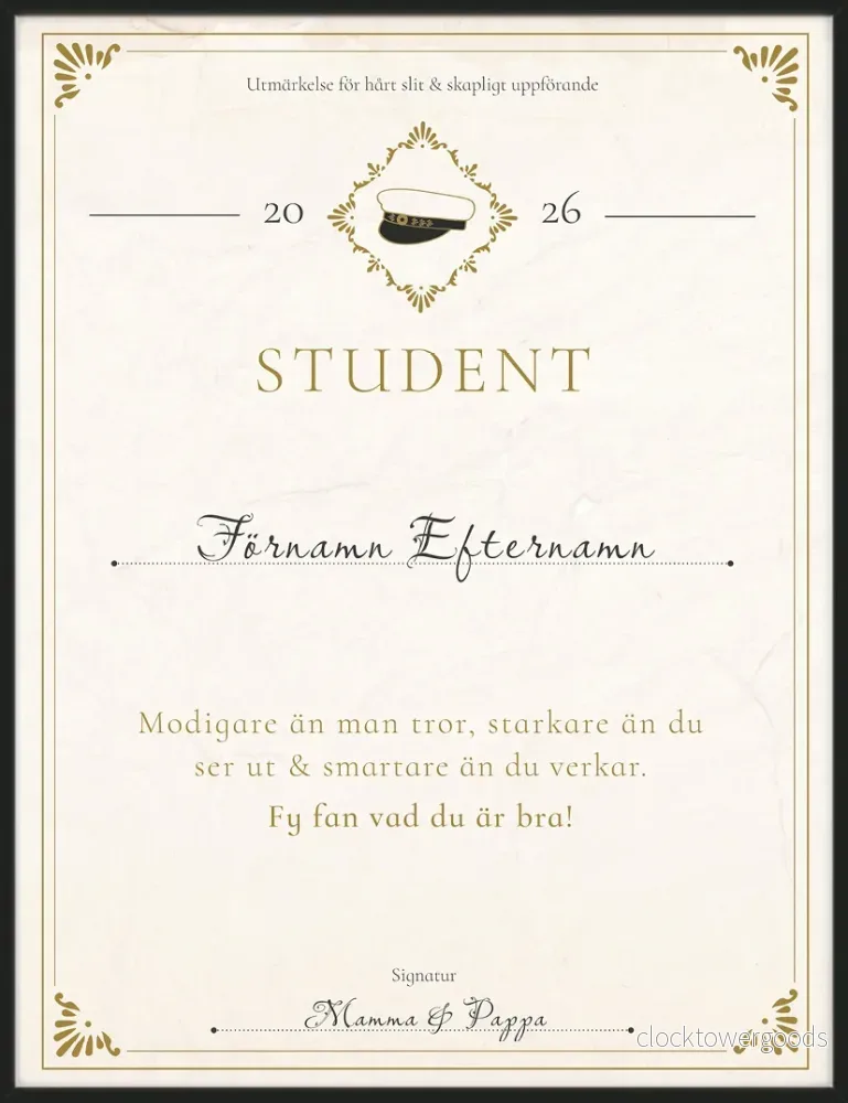 Student Diplom - Personlig Poster - Bild 2