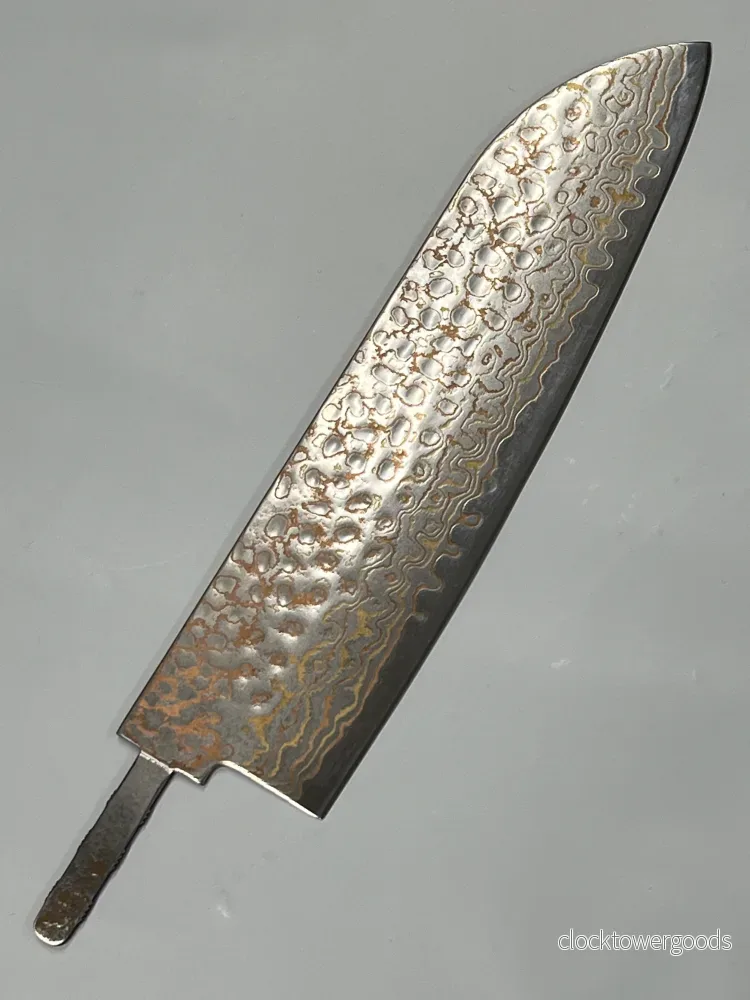 Santoku 200 mm – rostfri koppardamask - Bild 2