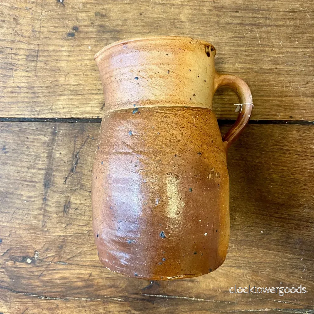 Vintage French Stoneware Pitcher - Bild 2