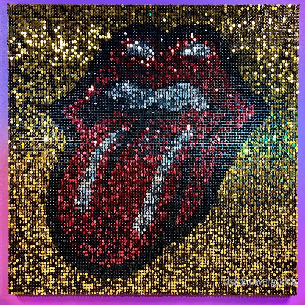 Bild ”LICK ME” Shimmer wall. Gör det själv – LAGERRENSNING! Bild ”LICK ME” Shimmer wall. Gör det själv – LAGERRENSNING!