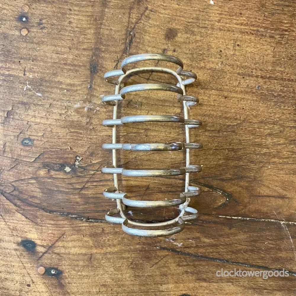 Vintage French Metal Toast Rack – 15 cm - Bild 3