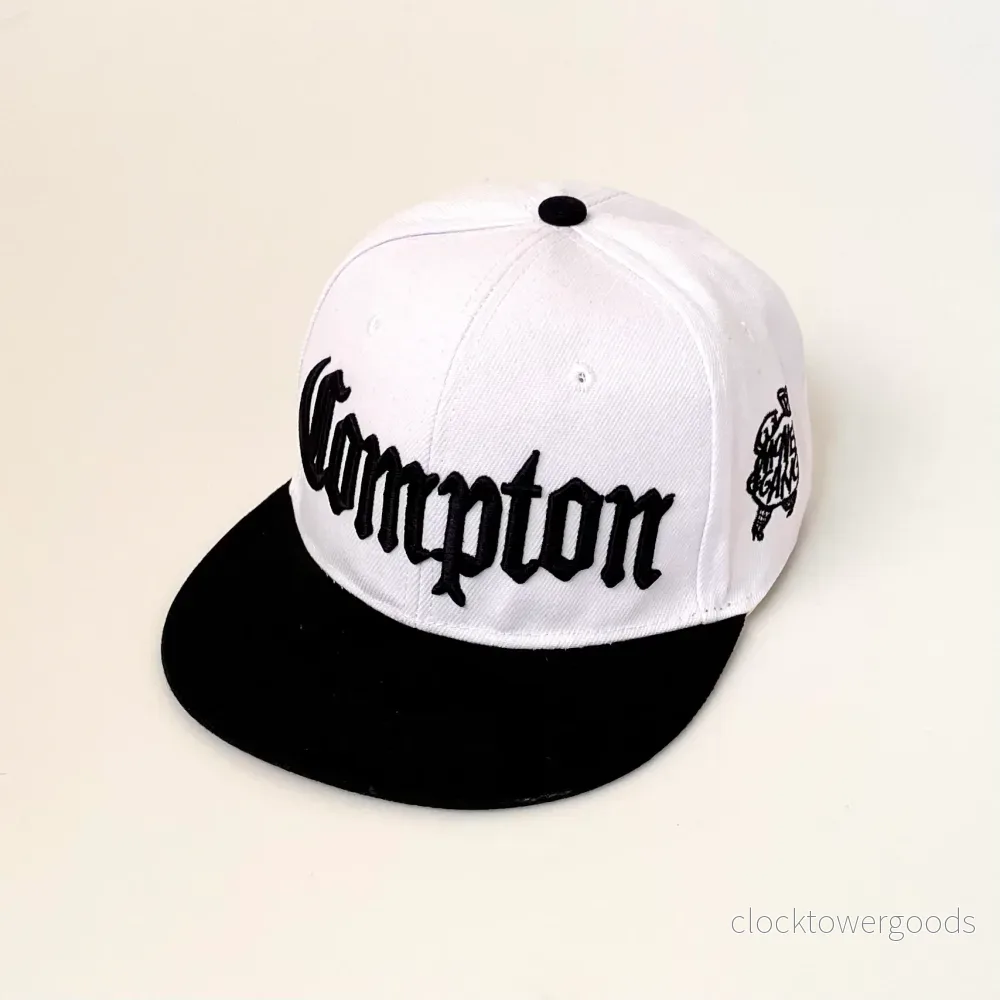 Compton keps Signerad av The Game – Vit/Svart