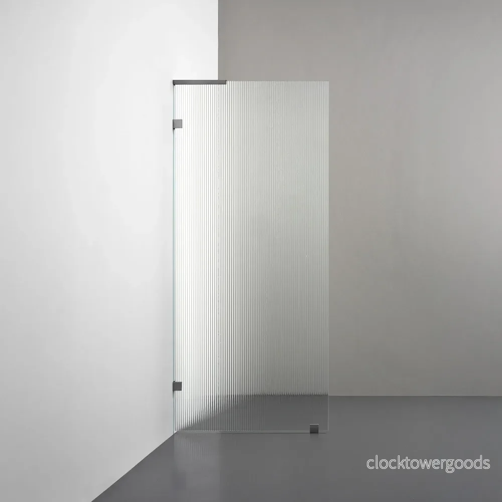 ROOH R4 Duschvägg Fast vägg – Räfflat glas - Bild 3