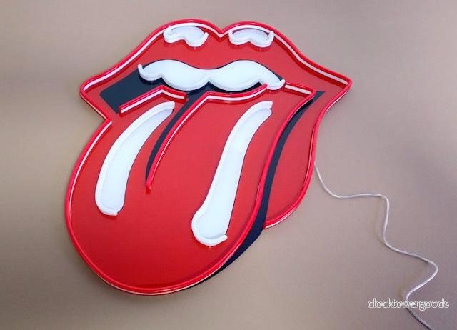 "Hot Red Lips" Neonskylt. - Bild 3